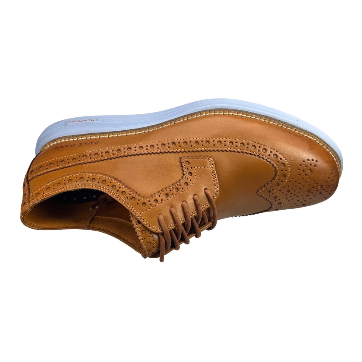 Cole Haan Mens 9.5 Great Jones‎ Wingtip Dress Shoes Sequoia