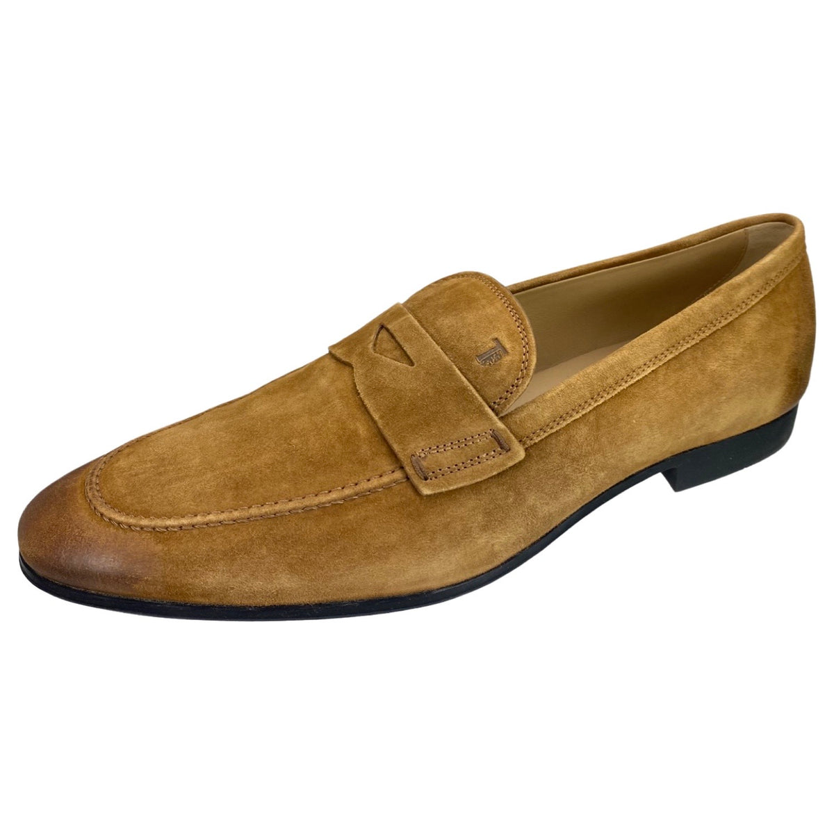 Distressed Suede Penny Loafer – Shoezen